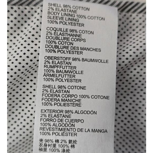 By Anthropologie White Jean Turtle Button Women's Winter Trendy Jacket 2 - Picture 5 of 5